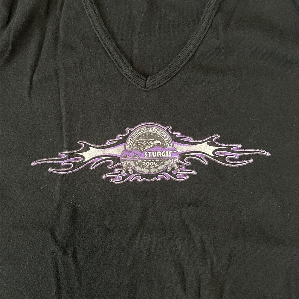 Women’s 2006 Sturgis Motorcycle Rally TShirt Black Size XL